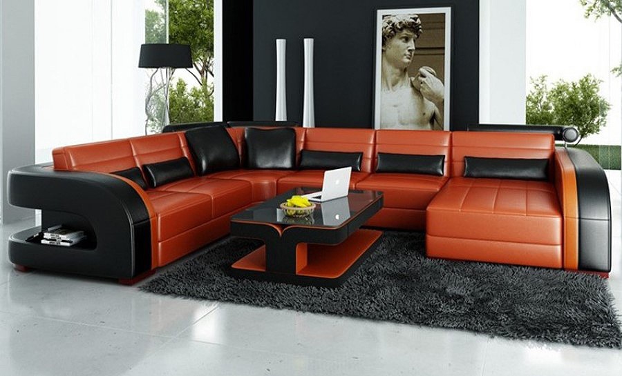 Umbra - U - Leather Sofa Lounge Set